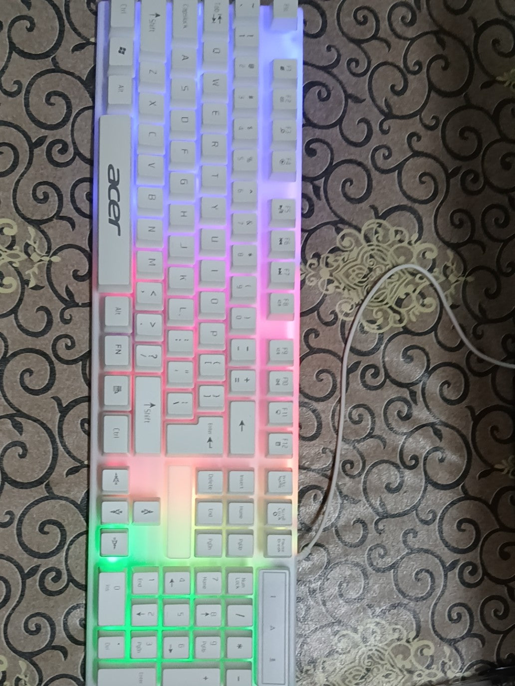 Acer YKB913 Wired Membrane Keyboard Feel Like Mechanical for Notebooks